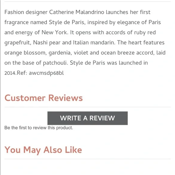 Catherine Malandrino style de Paris body lotion - Picture 2 of 5